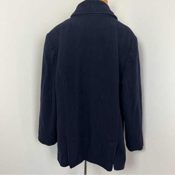 Preston + York Navy Pea Coat - Picture 5 of 7